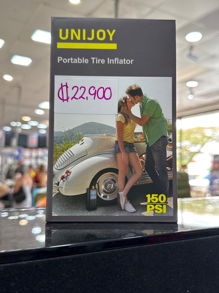 Inflador de neumáticos portátil UNIJOY