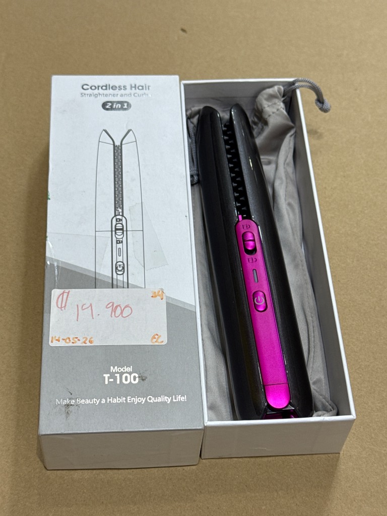 Plancha de pelo portátil T-100