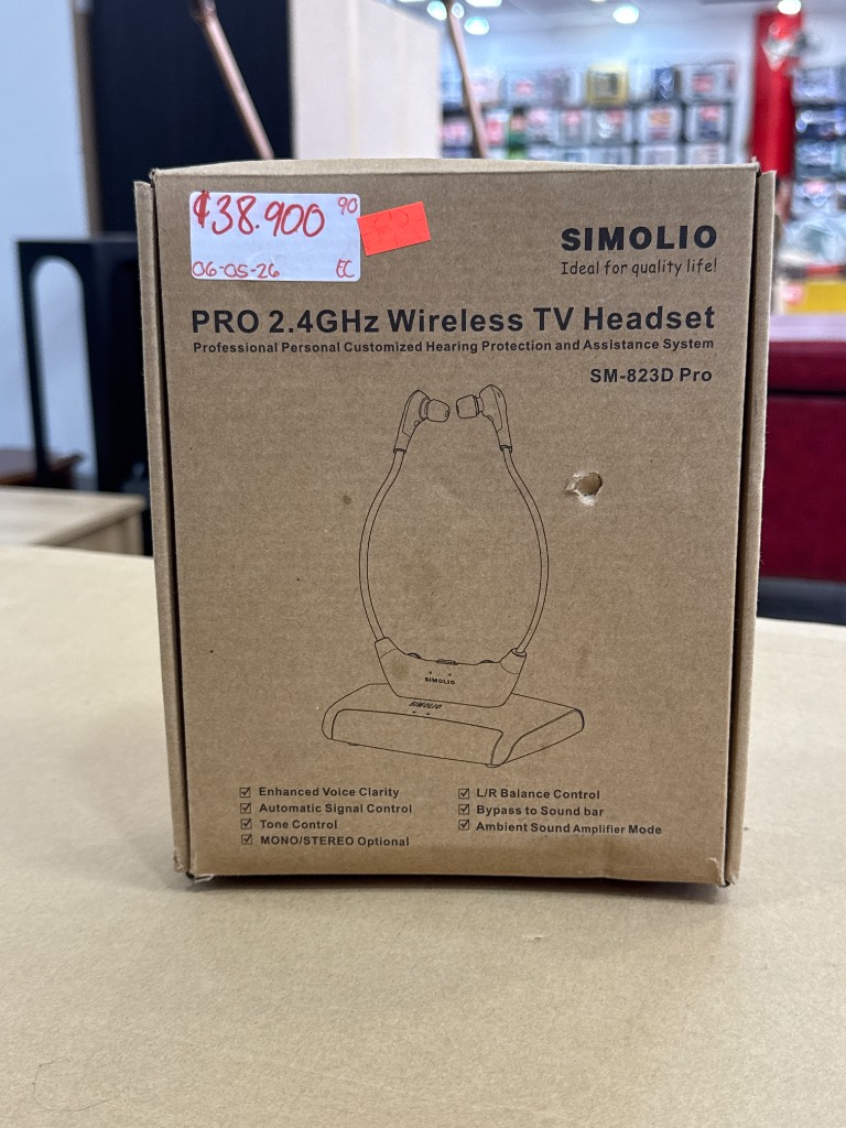 Auriculares inalámbricos PRO 2.4GHz SIMOLIO SM-823D Pro