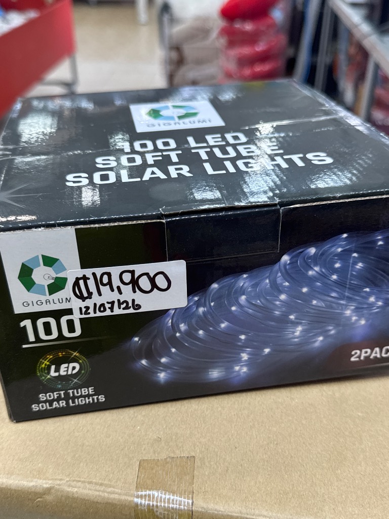 Luces solares de tubo suave LED 100 unidades